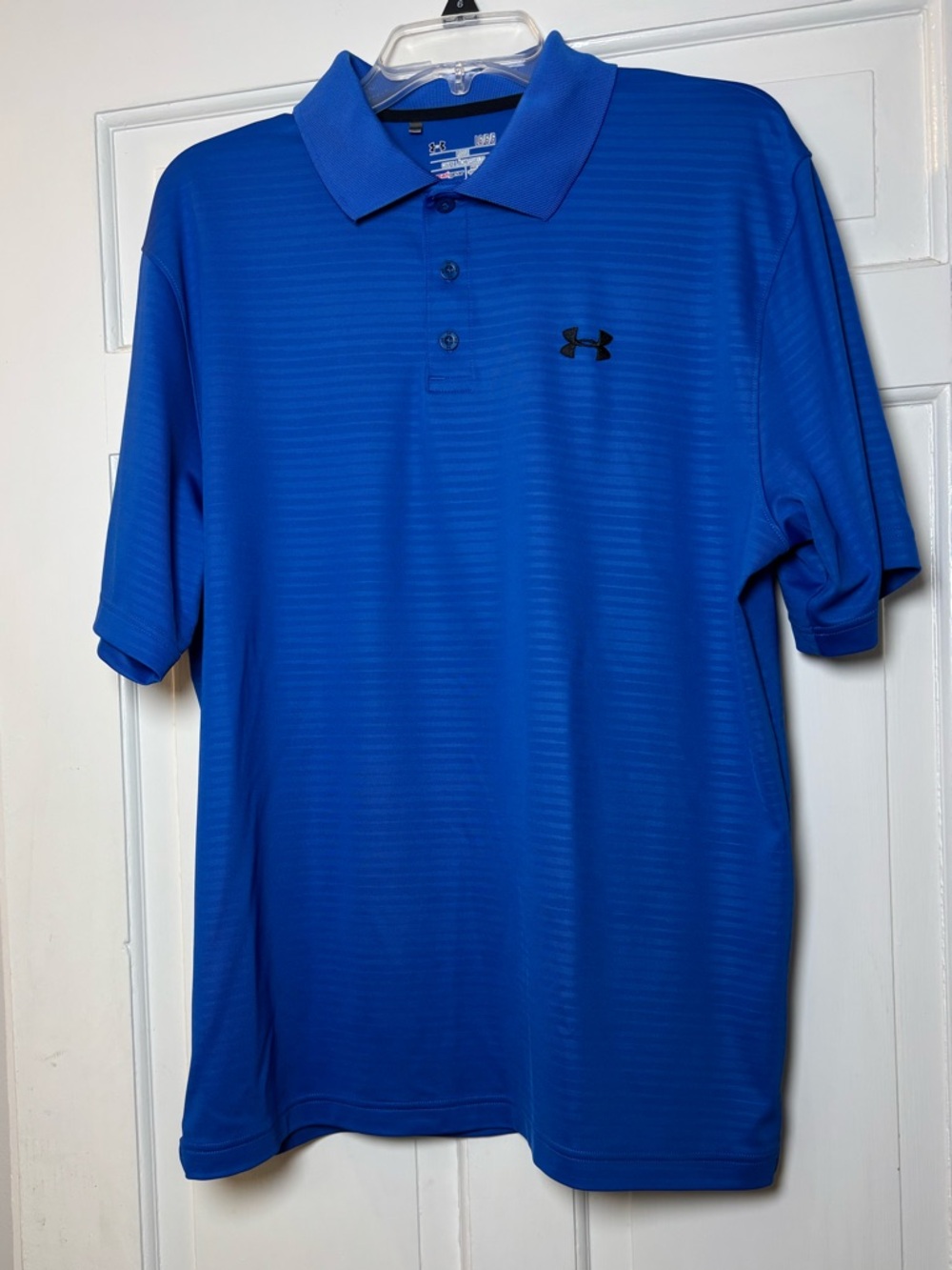 Under Armour Royal Blue Short-Sleeve Polo Loose Fit Men’s L